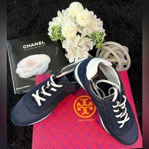 Tory Burch Rubber Logo Trainer